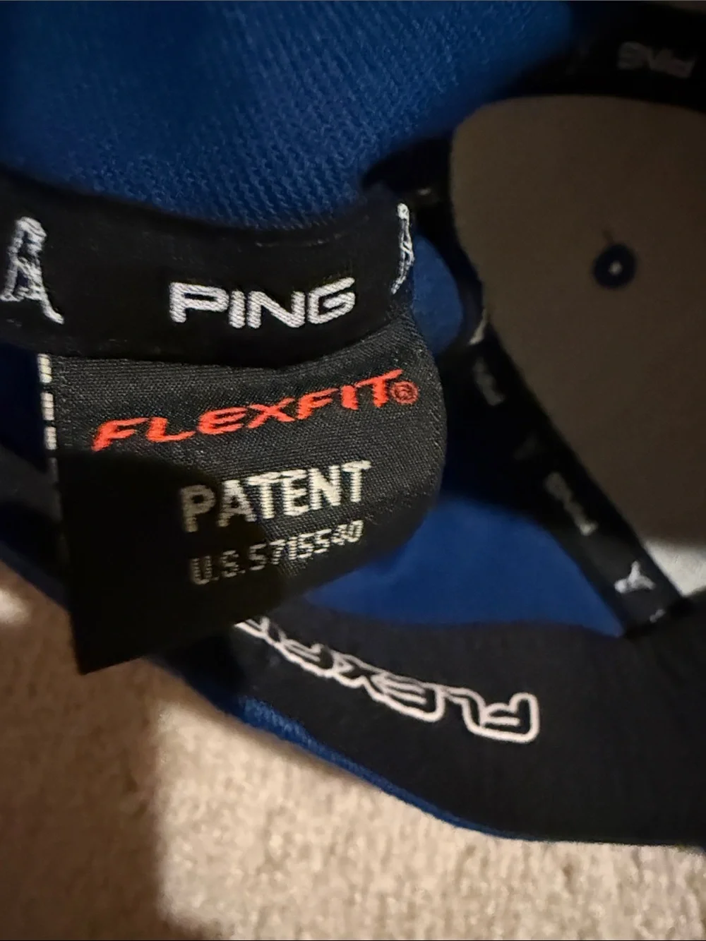 Ping Royal Blue Golf Cap with White Logo